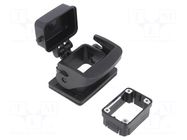 Enclosure for connectors: HDC; size 6B; Han-Eco® B; IP66; 44x27mm HARTING