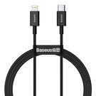 Baseus Superior USB Type C - Lightning cable for fast charging Power Delivery 20 W 1 m black (CATLYS-A01), Baseus