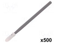 Cleaning cloth: cleaning sticks; glueless,single sided; 500pcs. CHEMTRONICS