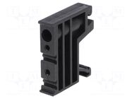 Holder; black; polyamide; 10mm; TS35 POKÓJ