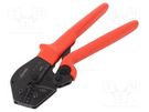 Tool: for crimping; insulated solder sleeves; 0.25÷6mm2 KNIPEX
