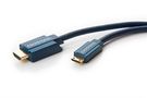 Mini-HDMI™ adapter cable with Ethernet, 2 m - high speed adapter from HDMI™ to Mini-HDMI™