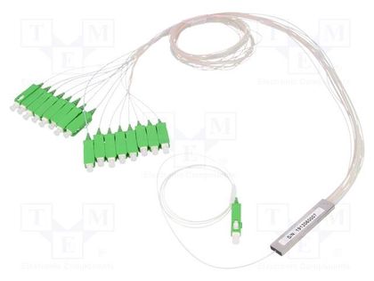 Transition: splitter; SC/APC,both sides; Input: SC/APC; 60x12x4mm FIBRAIN FIBRAIN-SPLIT-008
