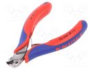Pliers; end,cutting; two-component handle grips; 115mm KNIPEX