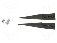 Kit of tips; Blade tip shape: sharp; Tweezers len: 40mm; ESD IDEAL-TEK