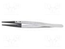 Tweezers; replaceable tips; Blade tip shape: flat; ESD IDEAL-TEK