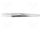 Tweezers; 110mm; for precision works; Blade tip shape: sharp IDEAL-TEK