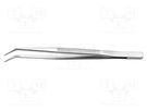 Tweezers; 150mm; Blades: narrow,curved; Blade tip shape: flat IDEAL-TEK