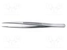 Tweezers; 110mm; Blades: narrow; Blade tip shape: flat; universal IDEAL-TEK