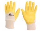 Protective gloves; Size: 7; Nitrile™ rubber; NI015 DELTA PLUS