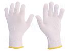 Protective gloves; Size: 7; polyamide,fabric; PM159 DELTA PLUS