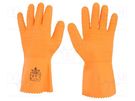 Protective gloves; Size: 9; latex; VENIFISH VE990 DELTA PLUS