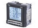 Meter: power quality analyser; on panel; digital,mounting; LCD ALGODUE