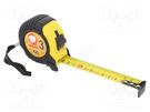 Measuring tape; L: 3m; Width: 25mm; Enclos.mat: ABS,rubber; measure MEDID