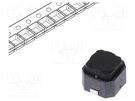 Microswitch TACT; SPST; Pos: 2; 0.05A/16VDC; SMT; 2.45N; 6x5.9x5mm ALPS