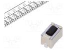 Microswitch TACT; SPST; Pos: 2; 0.05A/12VDC; SMT; 1.6N; 6x3.5x3.5mm ALPS