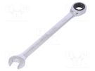 Wrench; combination spanner,with ratchet; 11mm YATO