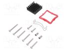 Heatsink: extruded; grilled; black; L: 27mm; W: 27mm; H: 9.5mm Advanced Thermal Solutions