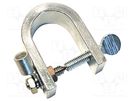 Laboratory clamp; 100A; soldered,crimped; zinc plated steel MUELLER ELECTRIC