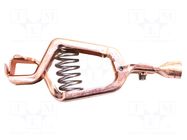 Crocodile clip; 100A; Grip capac: max.27mm; Overall len: 109mm MUELLER ELECTRIC