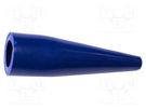 Insulator; 5kV; blue; PVC; 65mm; BU-48,BU-50,BU-51,BU-55 MUELLER ELECTRIC