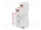 Module: voltage monitoring relay; for DIN rail mounting; SPDT RELPOL