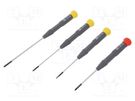 Kit: screwdrivers; precision; Phillips,slot; 4pcs. C.K