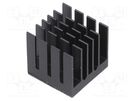 Heatsink: extruded; grilled; BGA; black; L: 21mm; W: 21mm; H: 19.5mm Advanced Thermal Solutions