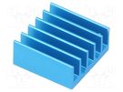 Heatsink: extruded; grilled; BGA; blue; L: 17mm; W: 17mm; H: 7.5mm Advanced Thermal Solutions