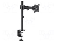 Holder; 8kg; 13÷27"; Arm len: 274mm; Standard: 75x75mm,100x100mm LOGILINK