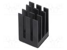 Heatsink: extruded; grilled; BGA; black; L: 15mm; W: 15mm; H: 24.5mm Advanced Thermal Solutions