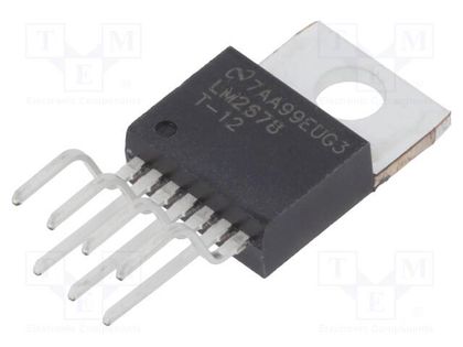 IC: PMIC; DC/DC converter; Uin: 8÷40VDC; Uout: 12VDC; 5A; TO220-7 TEXAS INSTRUMENTS LM2678T-12/NOPB