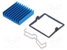 Heatsink: extruded; grilled; BGA; blue; L: 31mm; W: 31mm; H: 7.5mm Advanced Thermal Solutions