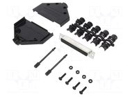 Connector: D-Sub; PIN: 37; female; straight; soldering; for cable AMPHENOL COMMUNICATIONS SOLUTIONS