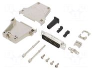 Connector: D-Sub; PIN: 25; male; straight; soldering; for cable AMPHENOL COMMUNICATIONS SOLUTIONS