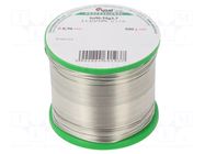 Tin; lead free; Sn96,3Ag3,7; 0.7mm; 0.5kg; reel; Melt.point: 221°C CYNEL
