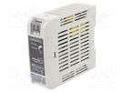 Power supply: switched-mode; for DIN rail; 60W; 12VDC; 5A; IP20 AUTONICS