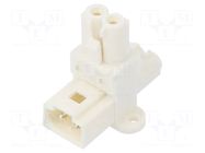 Transition: T adapter; male,female x2; EPN2; 16A; 250VAC; PIN: 2 AAG STUCCHI