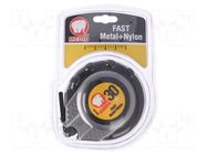 Measuring tape; L: 30m; Width: 15mm; ABS,elastolan; measure MEDID