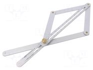 Try square; 165x320mm; adjustable MEDID