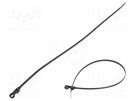 Cable tie; with a hole for screw mounting; L: 380mm; W: 4.8mm FIX&FASTEN