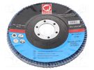 Flap grinding wheels; Ø: 115mm; Øhole: 22mm; Granularity: 80 MEDID