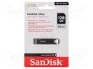 Pendrive; USB 3.1; 128GB; R: 150MB/s; ULTRA USB; USB C SANDISK
