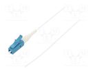 Optic fiber pigtail; LC/UPC; 3m; Optical fiber: 9/125um; LSZH QOLTEC