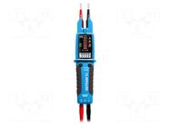 Tester: electrical; LCD,LED; (10000); 0.09÷1kVAC; VAC: 6÷999.9V SEFRAM