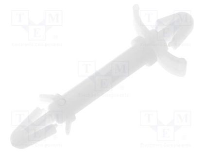 PCB distance; polyamide; L: 20mm; latch/latch; natural; UL94V-2 FIX&FASTEN FIX-LCB-20