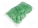 Rubber bands; Width: 3mm; Thick: 1.5mm; rubber; green; Ø: 80mm; 1kg PLAST