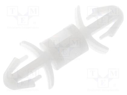PCB distance; polyamide; L: 6.35mm; latch/latch; natural; UL94V-2 FIX&FASTEN FIX-LCF-6