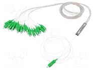 Splitter; SC/APC,both sides; 1.5m; Wire dia: 0.9mm; Input: SC/APC QOLTEC