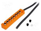 Splitter; 5m; PIN: 3; with LED; IP67; Input: M8 female; IN: 8; OUT: 1 LUMBERG AUTOMATION